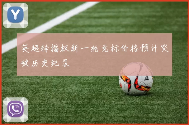 英超转播权新一轮竞标价格预计突破历史纪录